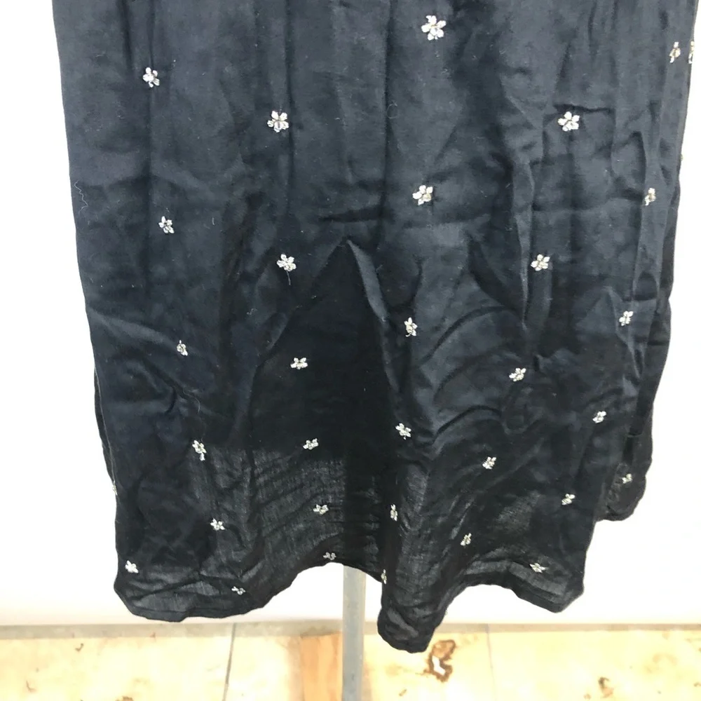 Free People Black Criss Cross Sleeveless Tunic - Picture 3 of 6